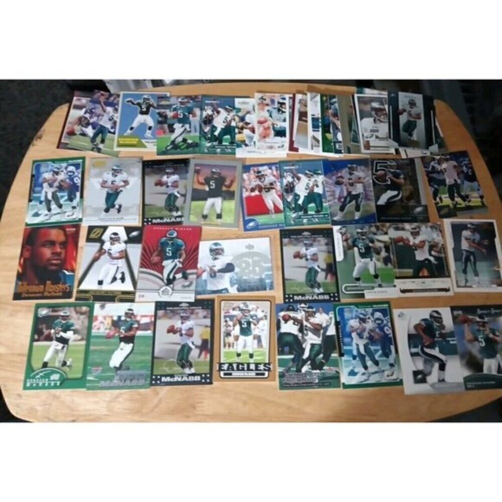 Lot Of 50 Donovan McNabb Philadelphia Eagles NFL Football Cards